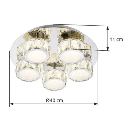 Globo - Plafonnier à intensité variable LED/40W/230V 4000K d. 40 cm
