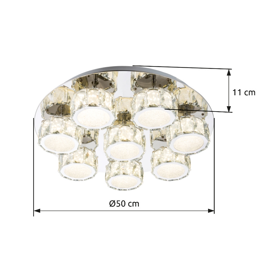 Globo - Plafonnier à intensité variable LED/64W/230V 4000K d. 50 cm