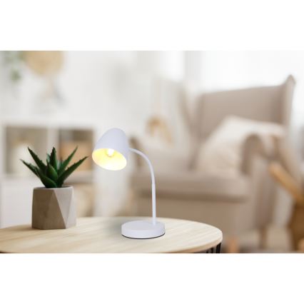 Globo - Lampe de table 1xE14/25W/230V blanc
