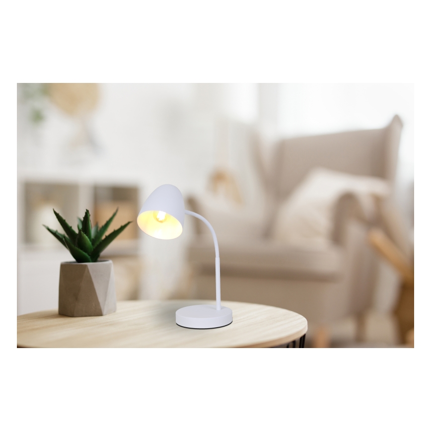 Globo - Lampe de table 1xE14/25W/230V blanc