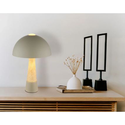 Globo - Lampe de table 1xE27ILLU/40W/230V grise