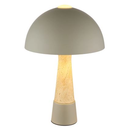 Globo - Lampe de table 1xE27ILLU/40W/230V grise