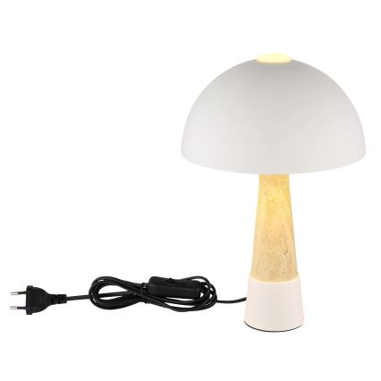 Globo - Lampe de table 1xE27ILLU/40W/230V crème