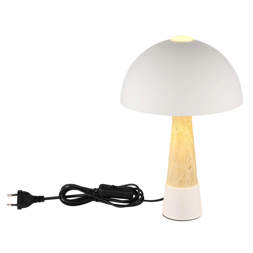 Globo - Lampe de table 1xE27ILLU/40W/230V crème
