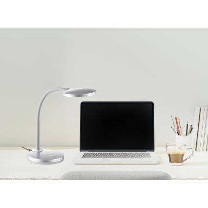 Globo - Lampe de table tactile à intensité variable LED/4W/230V argent