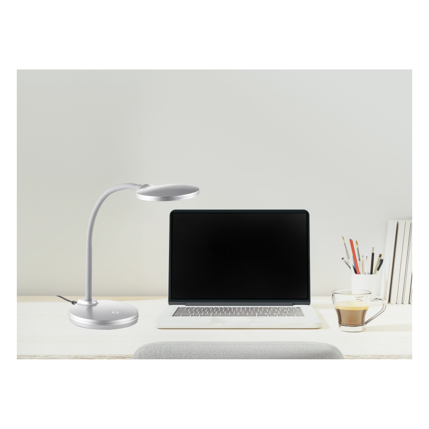 Globo - Lampe de table tactile à intensité variable LED/4W/230V argent