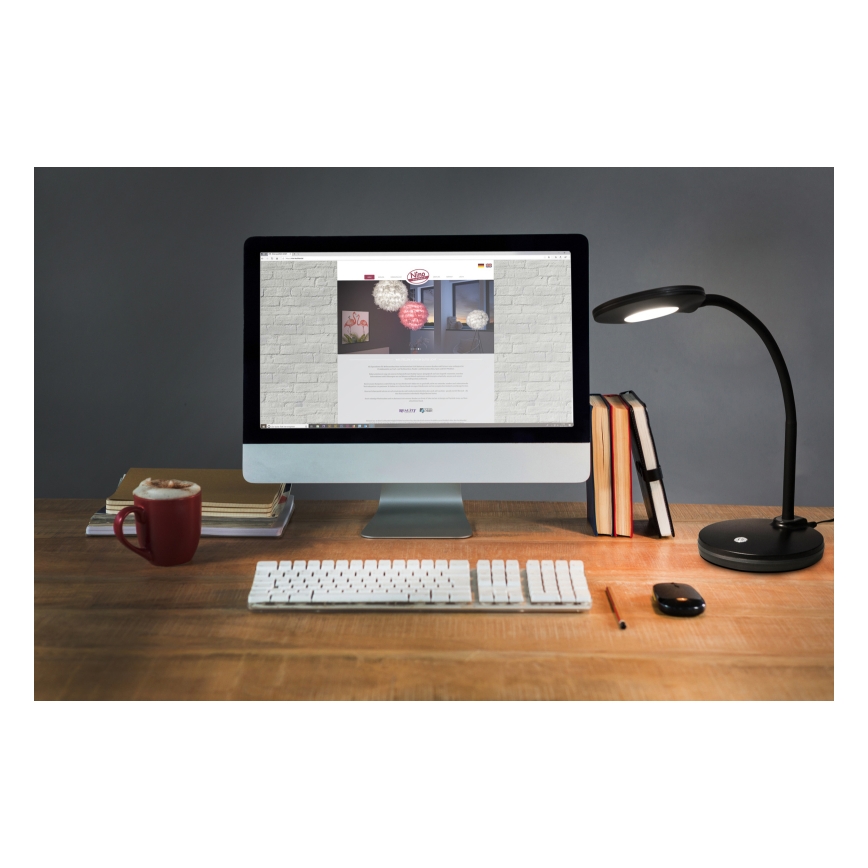 Globo - Lampe de table tactile à intensité variable LED/4,6W/230V noir