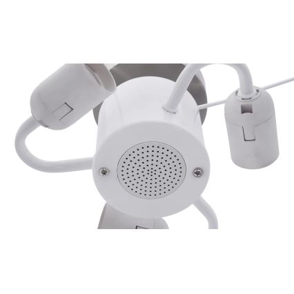 Globo 54004DL - Plafonnier avec haut-parleur THERESA 3xE27/40W/230V