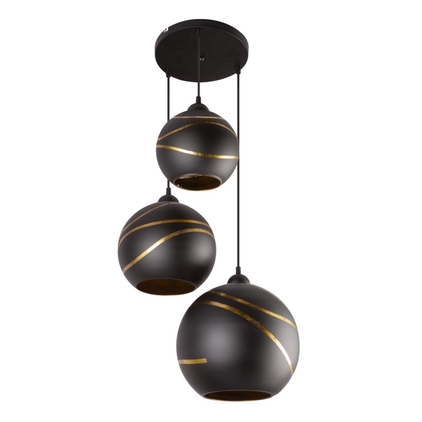 Globo - Suspension fil LOMMY 3xE27/60W/230V