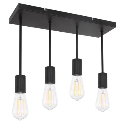 Globo - Suspension filaire 4xE27/60W/230V