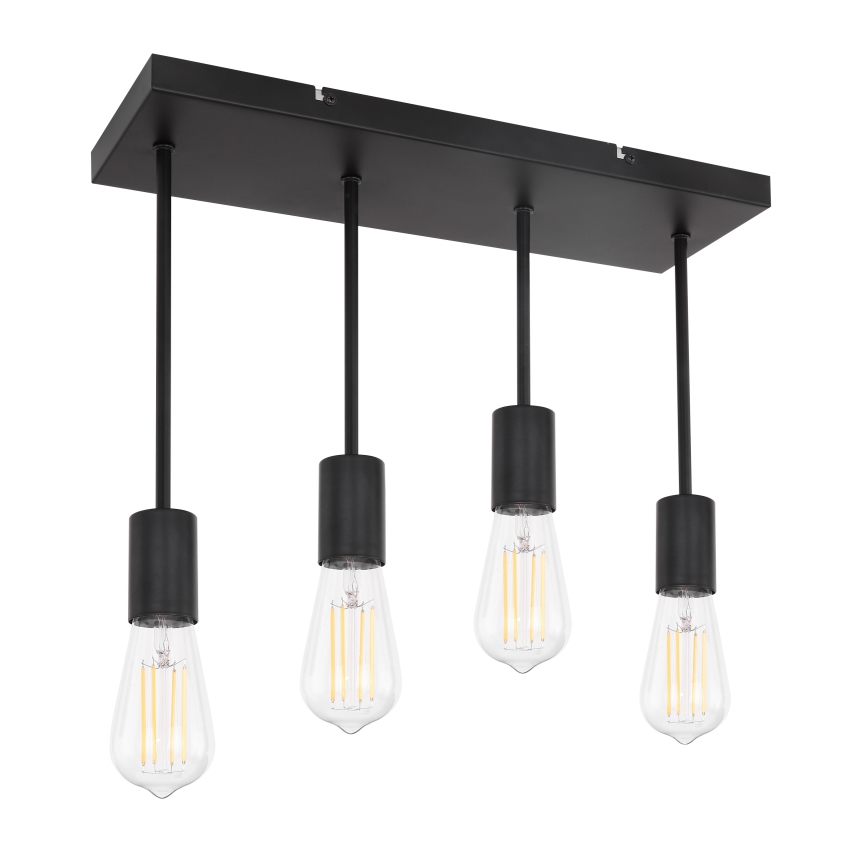 Globo - Suspension filaire 4xE27/60W/230V