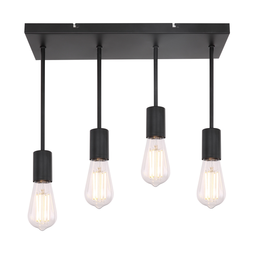 Globo - Suspension filaire 4xE27/60W/230V