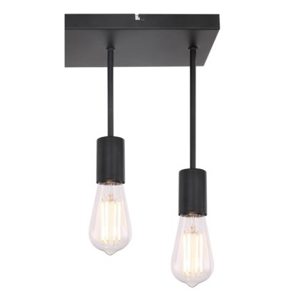 Globo - Suspension filaire 4xE27/60W/230V