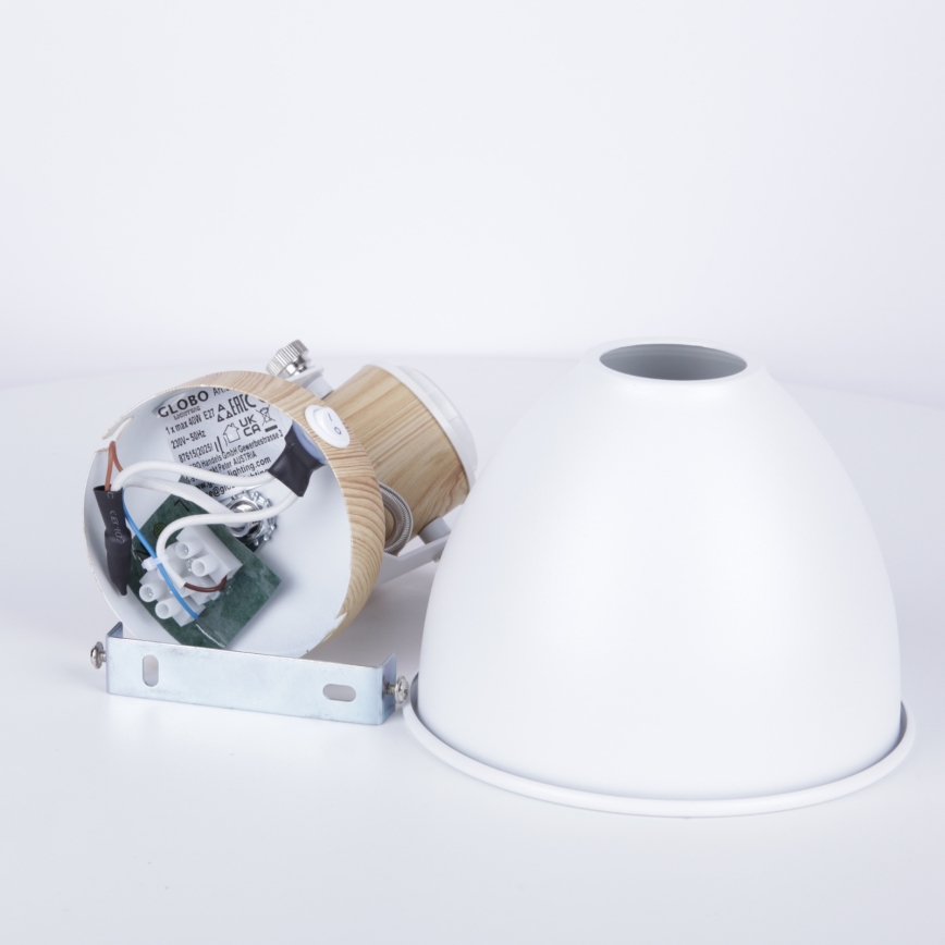 Globo - Spot mural 1xE27/40W/230V