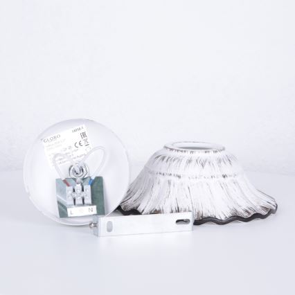 Globo - Spot mural 1xE27/40W/230V