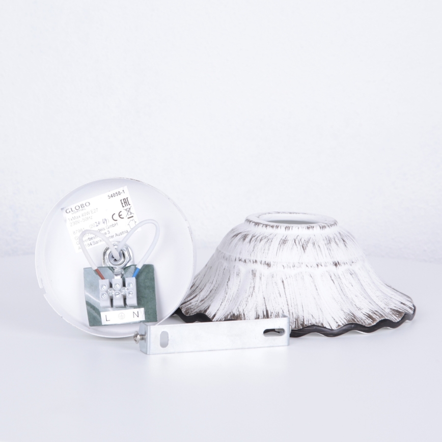 Globo - Spot mural 1xE27/40W/230V