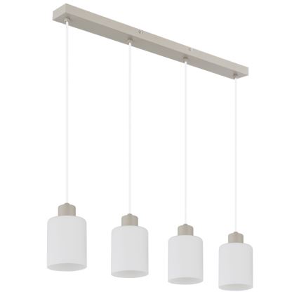 Globo - Suspension sur câble 4xE27/40W/230V
