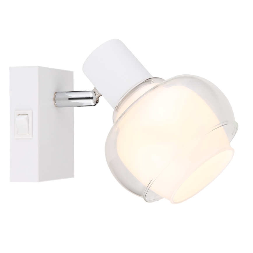Globo - Applique murale spot 1xE14/40W/230V blanche