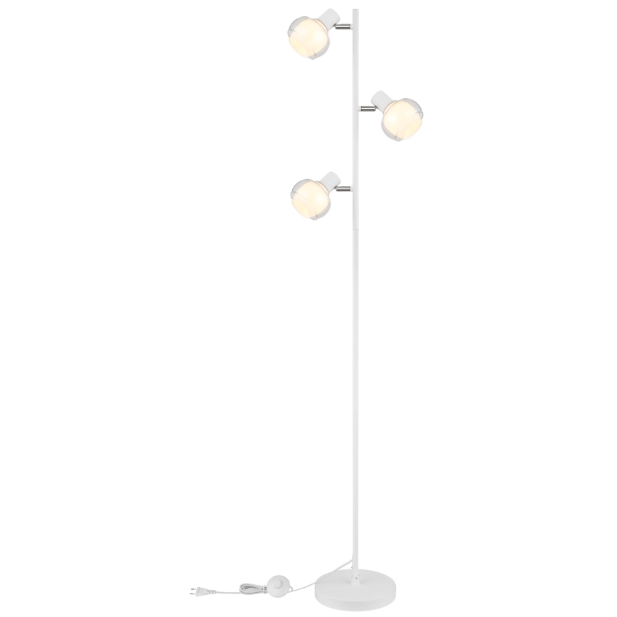 Globo - Lampadaire 3xE14/40W/230V blanc