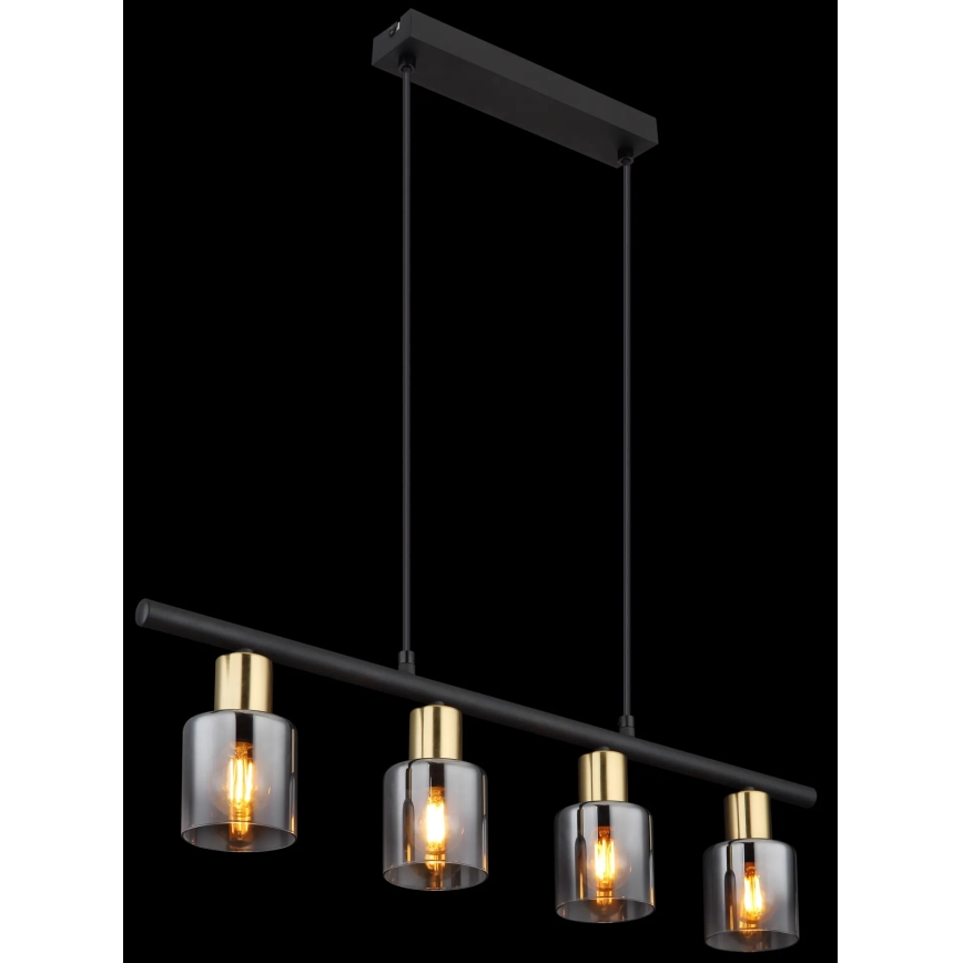 Globo - Suspension filaire 4xE14/25W/230V