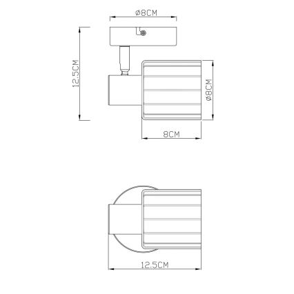Globo - Applique murale spot 1xE14/40W/230V