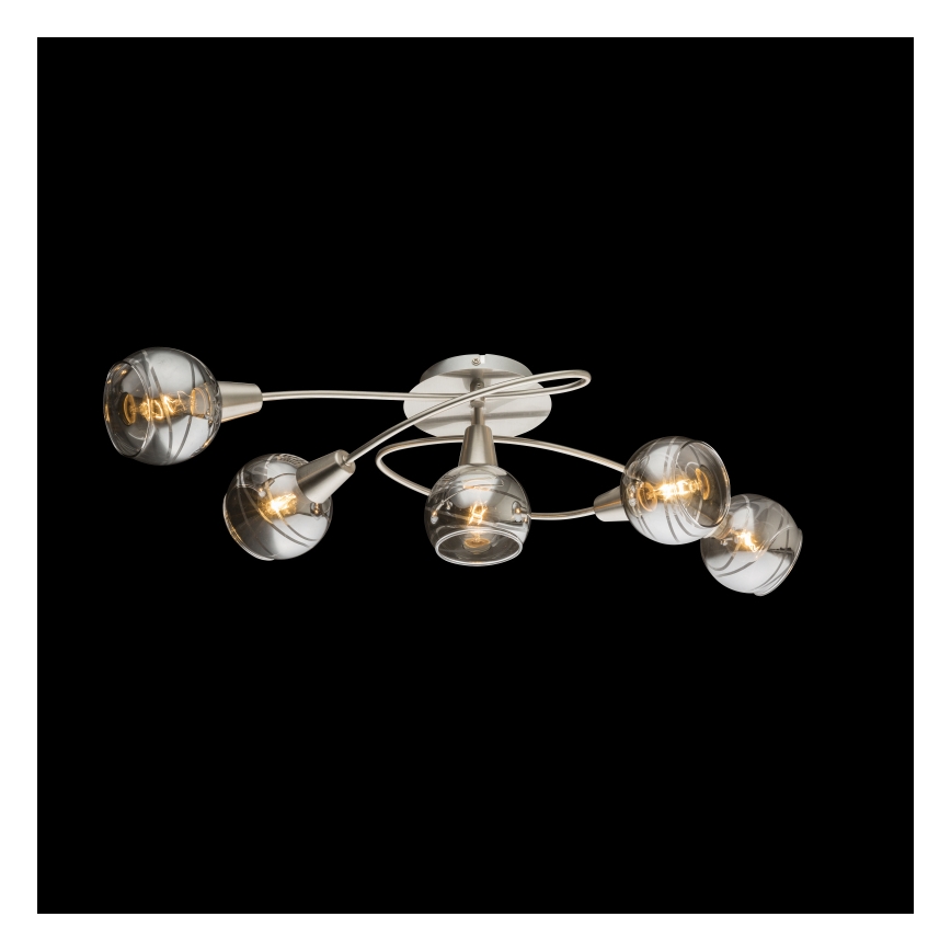 Globo 54348-5 - Lustre plafonnier LED ROMAN 5xE14/4W/230V