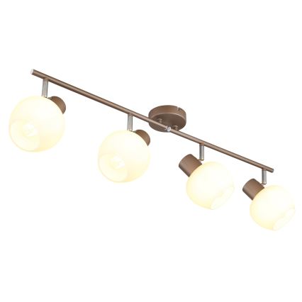 Globo - Plafonnier à 4 spots, 4x E27/40W/230V