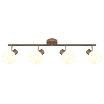 Globo - Plafonnier à 4 spots, 4x E27/40W/230V