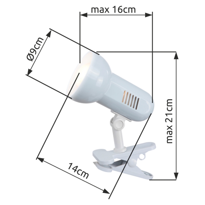 Globo 5496 - Lampe de table BASIC 1xE27/40W