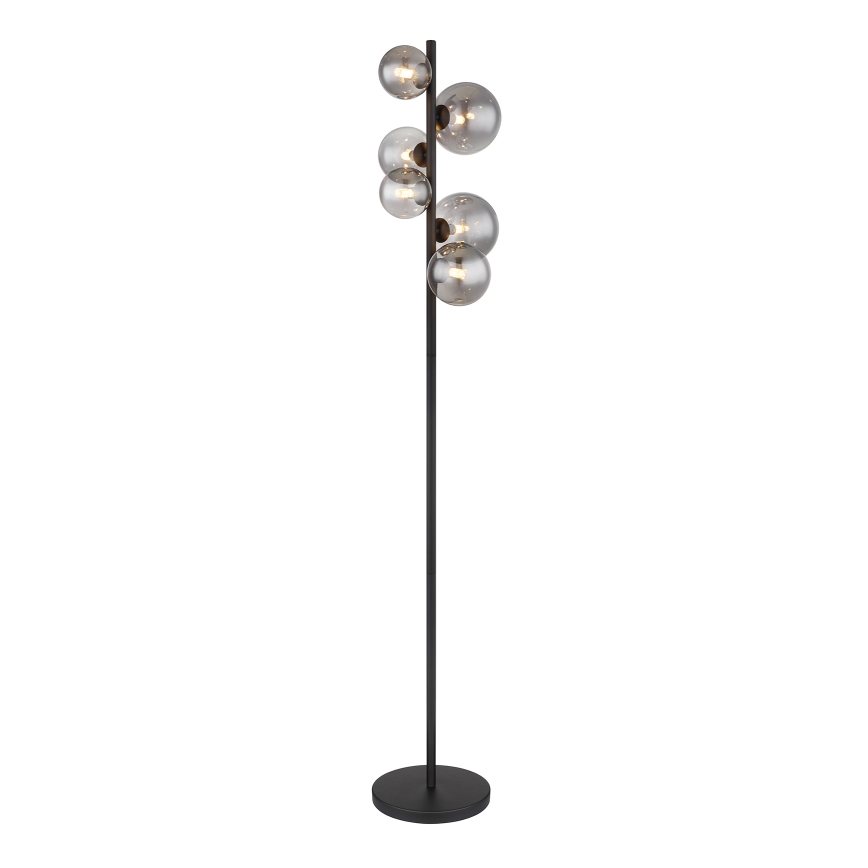 Globo - Lampadaire LED 6xG9/3,5W/230V fumé/noir