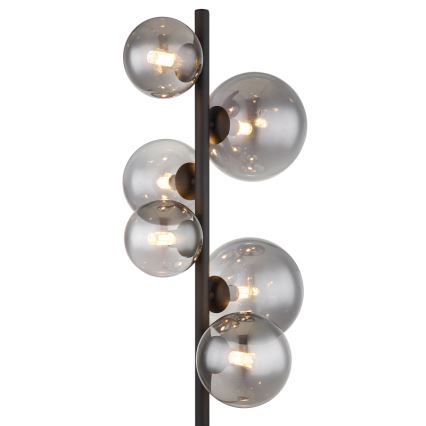 Globo - Lampadaire LED 6xG9/3,5W/230V fumé/noir