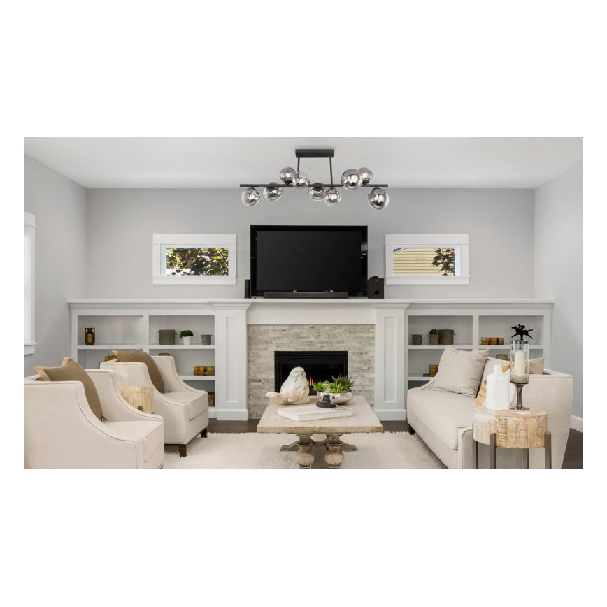 Globo - Suspension avec tige LED 9xG9/3W/230V