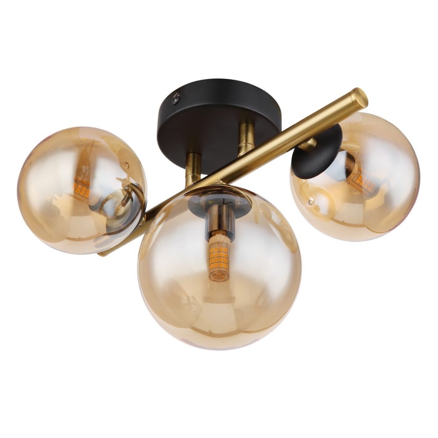 Globo - Plafonnier LED RIHA 3xG9/3,5W/230V laiton