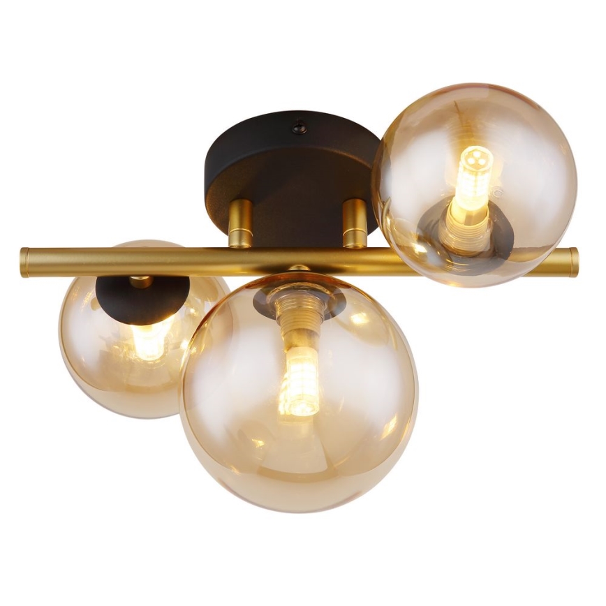 Globo - Plafonnier LED RIHA 3xG9/3,5W/230V laiton