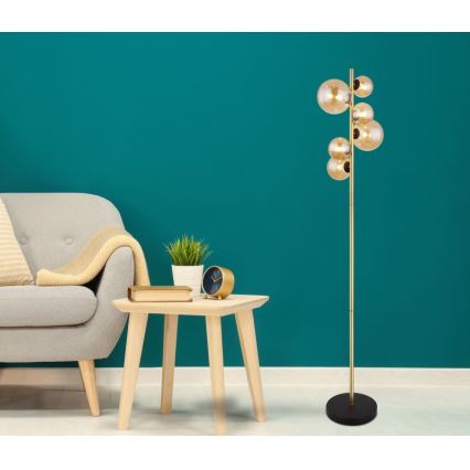 Globo - Lampadaire LED 6xG9/3W/230V laiton