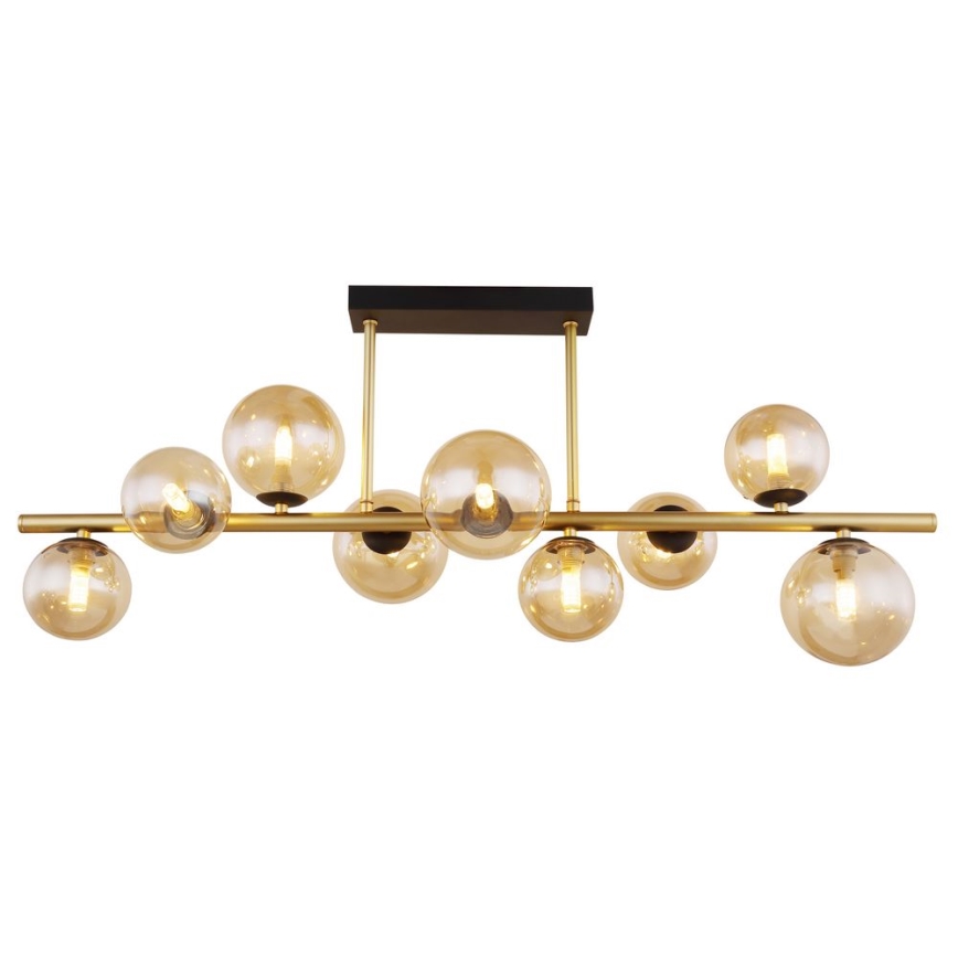 Globo - Suspension-barre LED 9xG9/3W/230V laiton