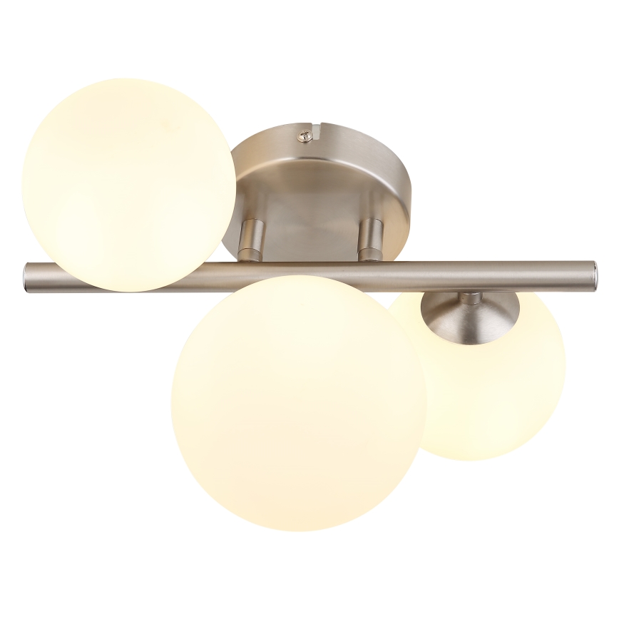 Globo - Plafonnier LED RIHA 3xG9/3,5W/230V chrome mat