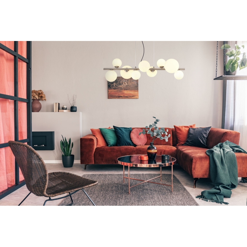 Globo - Suspension filaire LED 9xG9/3W/230V chrome mat