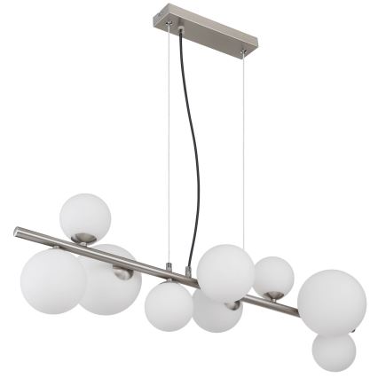 Globo - Suspension filaire LED 9xG9/3W/230V chrome mat
