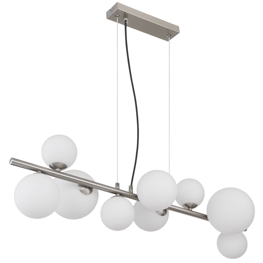 Globo - Suspension filaire LED 9xG9/3W/230V chrome mat