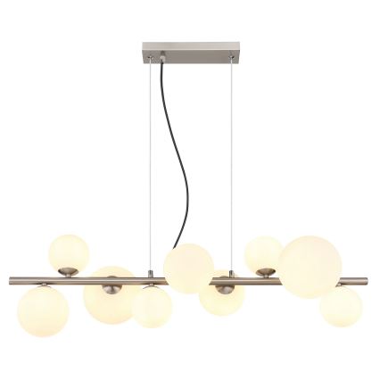 Globo - Suspension filaire LED 9xG9/3W/230V chrome mat