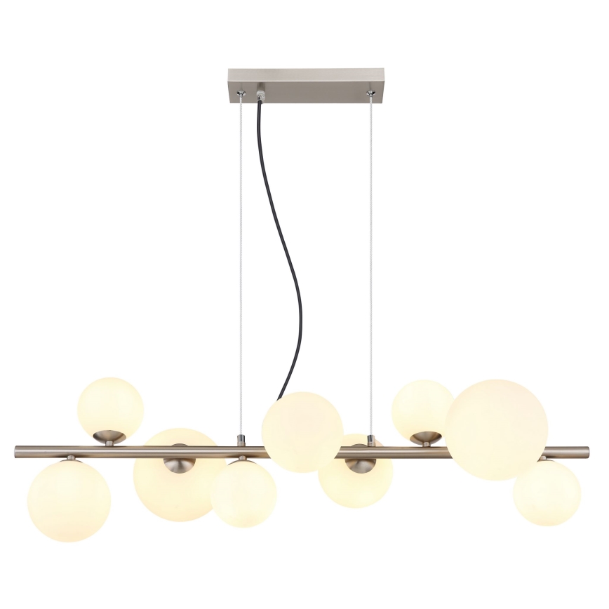 Globo - Suspension filaire LED 9xG9/3W/230V chrome mat