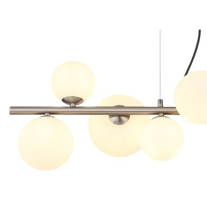 Globo - Suspension filaire LED 9xG9/3W/230V chrome mat