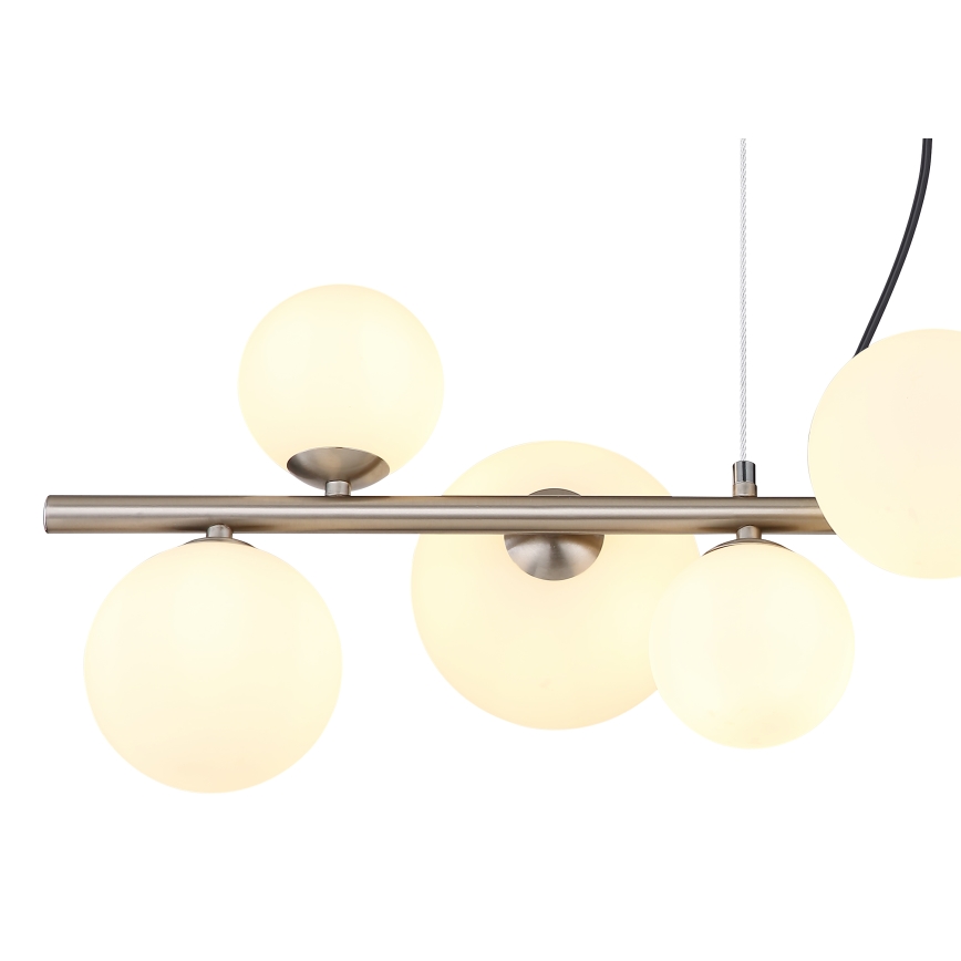 Globo - Suspension filaire LED 9xG9/3W/230V chrome mat