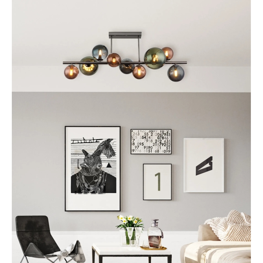 Globo - Lustre LED sur tige 9xG9/3W/230V