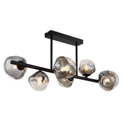 Globo - Suspension sur tige VELORA 6xG9/5W/230V