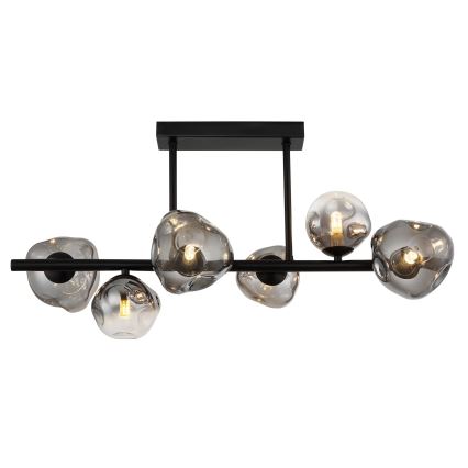 Globo - Suspension sur tige VELORA 6xG9/5W/230V