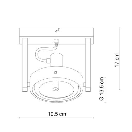 Globo 5645-1 - Spot KURIANA 1xG9/52W/230V