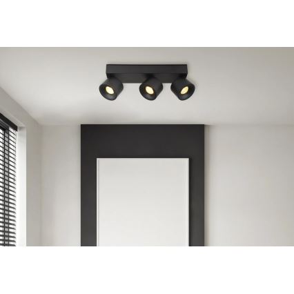 Globo - Spot 3xLED/6W/230V noir