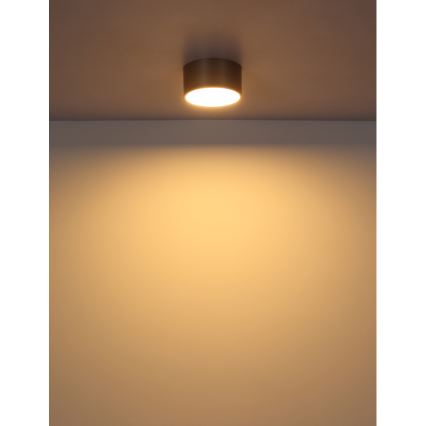 Globo - Plafonnier LED 12 W 230 V, Ø 15 cm, 3000 K, laiton